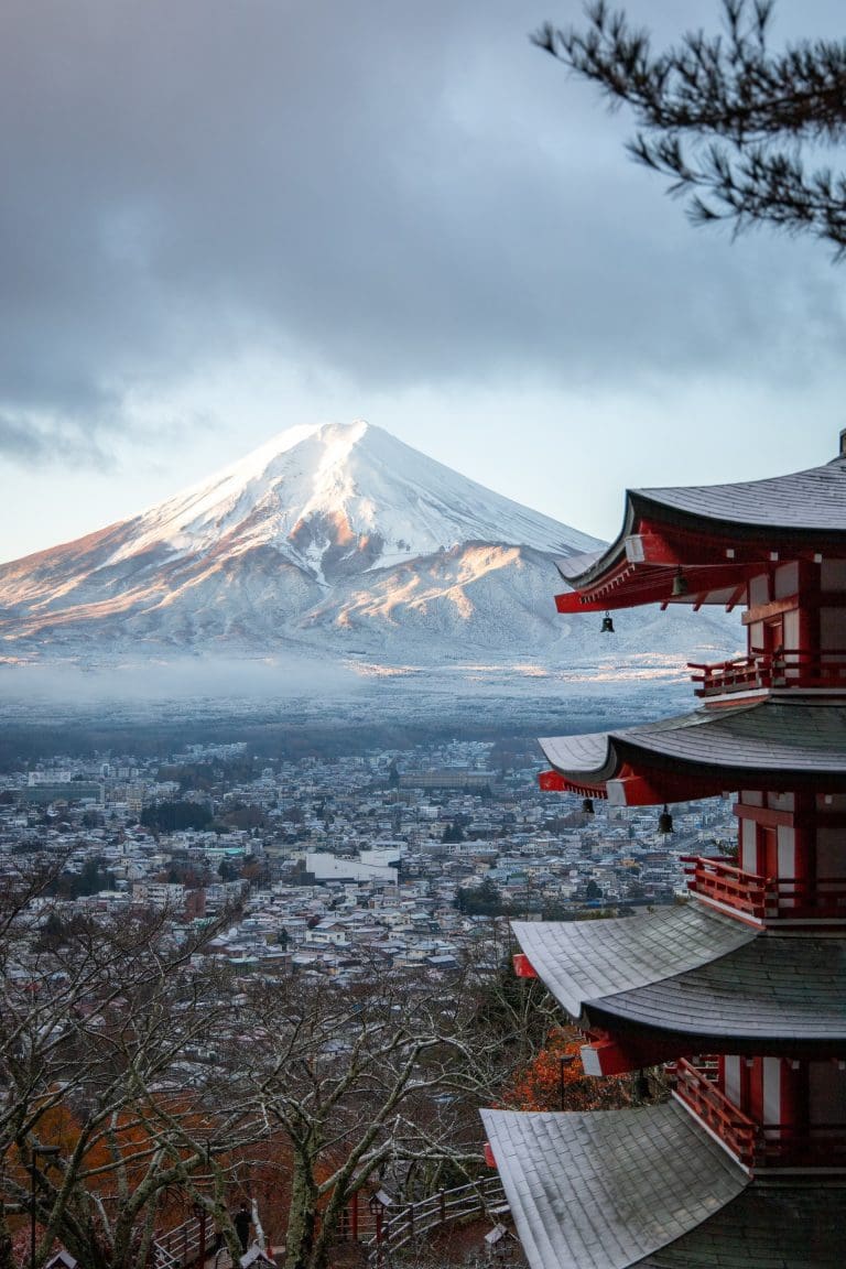 ภูเขาไฟฟูจิ Winter ทัวร์ญี่ปุ่น